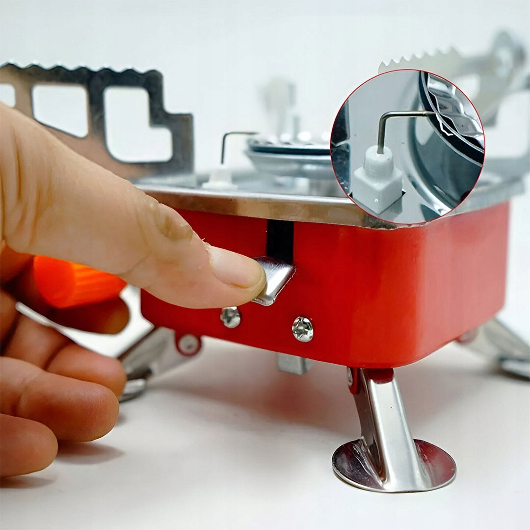 Przenośna Mini Kuchenka Gazowa na Kartusze – Idealna na Biwak i Kemping