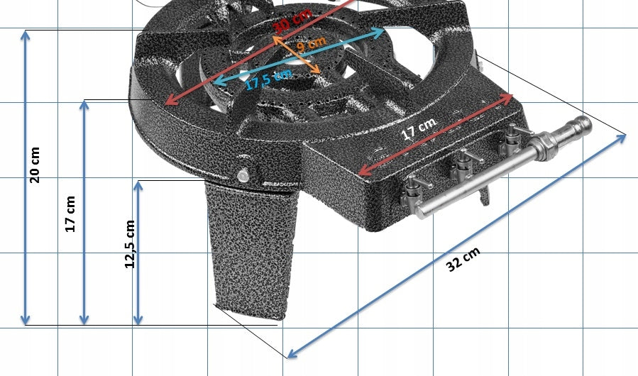 TABORET GAZOWY PALNIK ASTRONOMICZNY SARRA