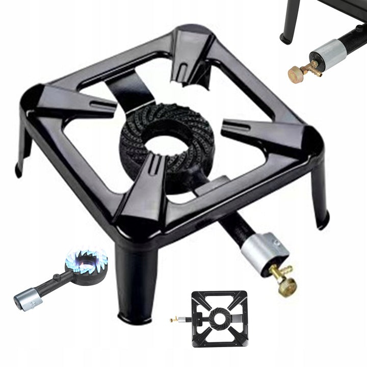 TABORET GAZOWY  PALNIK ŻELIWNY 30X30 KUCHENKA 7,2kW