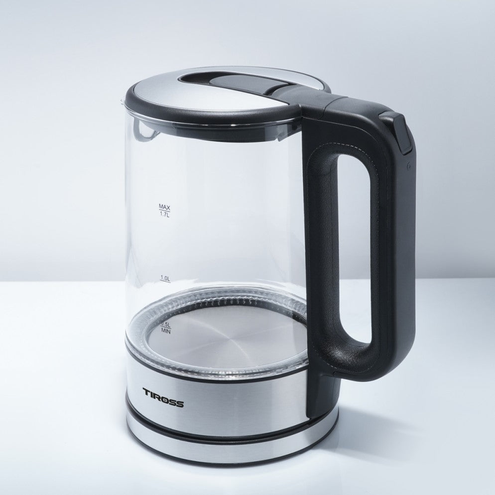 SZKLANY CZAJNIK ELEKTRYCZNY 1,7L Z PODŚWIETLENIEM TIROSS TS2703