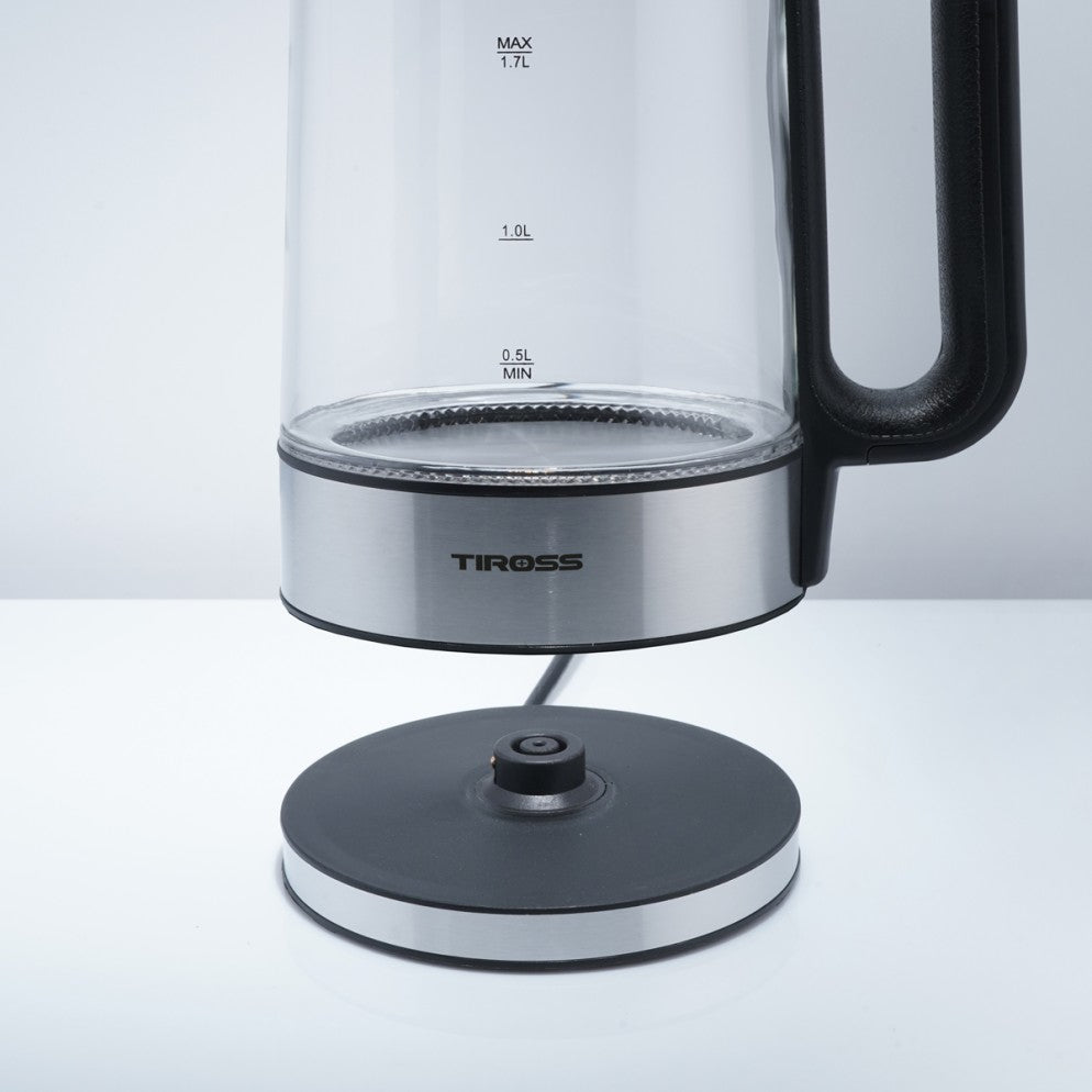 SZKLANY CZAJNIK ELEKTRYCZNY 1,7L Z PODŚWIETLENIEM TIROSS TS2703